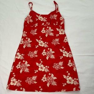 Wild Fable Red Sleeveless Woven Bodycon Dress